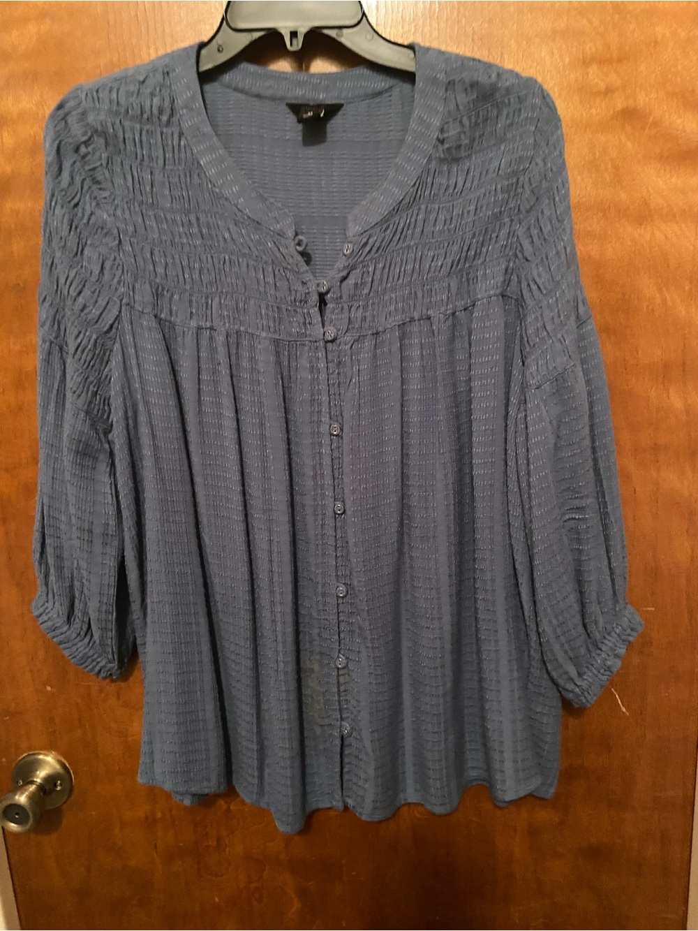 Intro Smocked Tunic Top